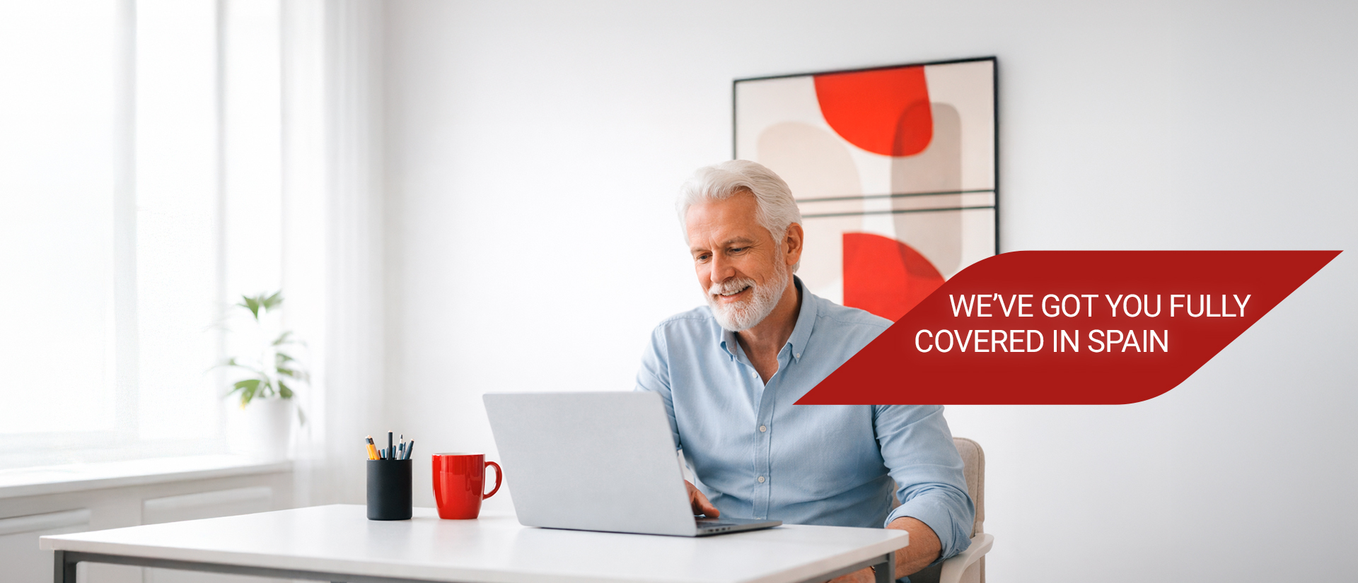 Man in front of the computer