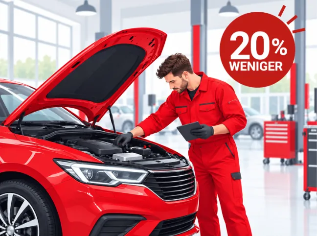 Mechaniker repariert ein Auto